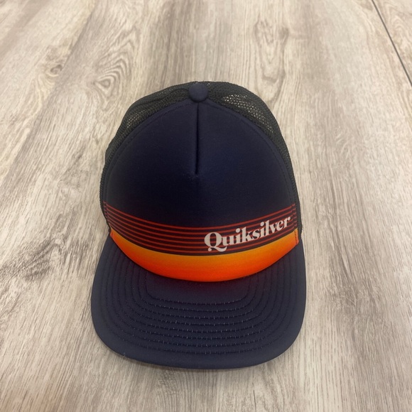 Quicksilver Toddler Boys Blue And Orange Hat - Picture 1 of 5